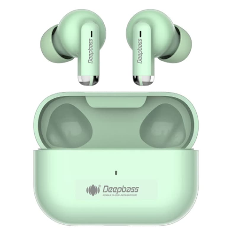 Casti wireless Deepbass TWS-X1 - Verde