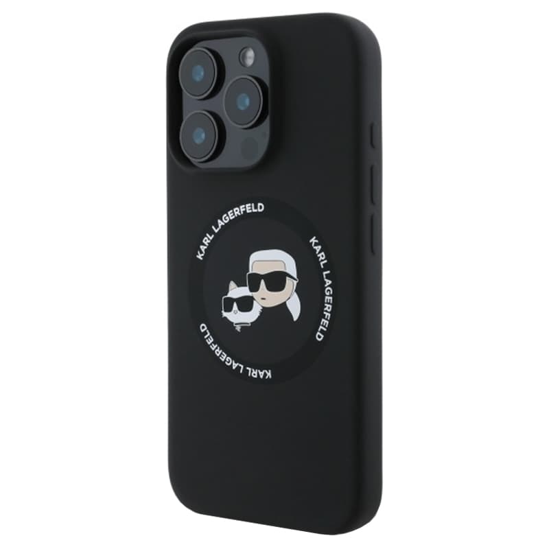 Husa spate pentru iPhone 16 Pro Max Karl Lagerfeld Magsafe - Negru