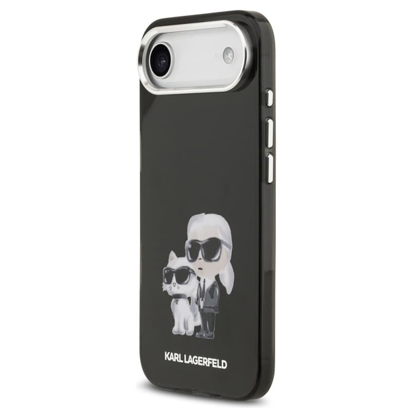Husa spate pentru iPhone 17 Air Karl Lagerfeld Aquarelle - Negru