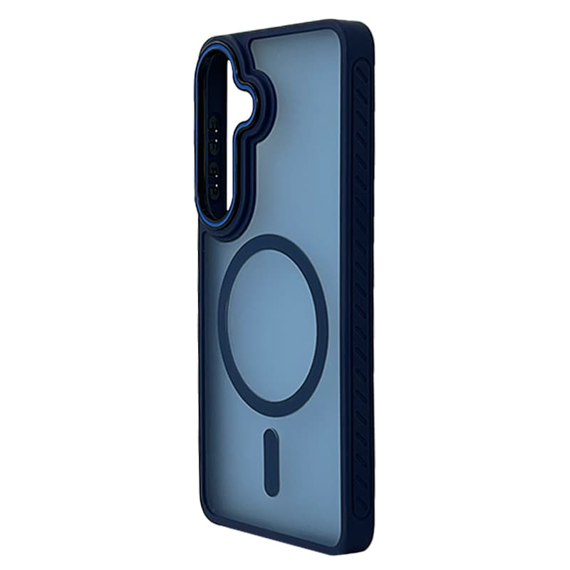 Husa spate pentru Samsung Galaxy S26 Plus Matte Case Magsafe - Semitransparent/Blue
