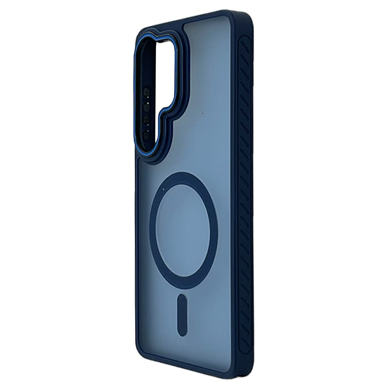 Husa spate pentru Samsung Galaxy S26 Ultra Matte Case Magsafe - Semitransparent/Blue