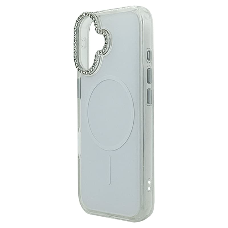 Husa spate pentru iPhone 17 Syro Magsafe - Alb/Semitransparent