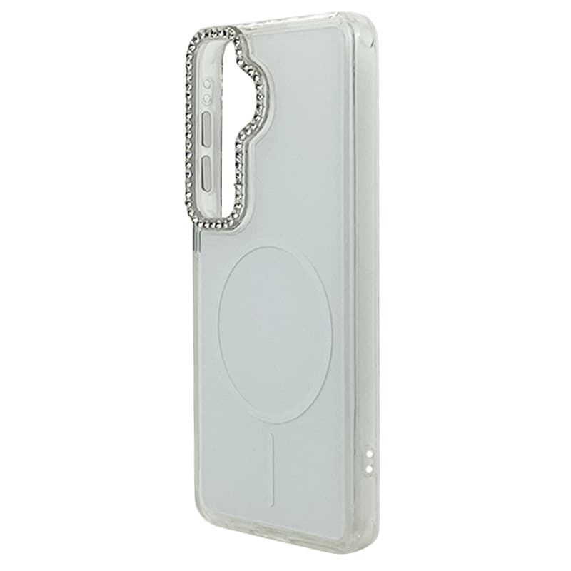 Husa spate pentru Samsung Galaxy S26 Syro Magsafe - Alb/Semitransparent
