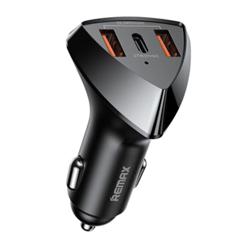 Incarcator auto universal REMAX RC323  - 2 x USB-A, 1x USB-C