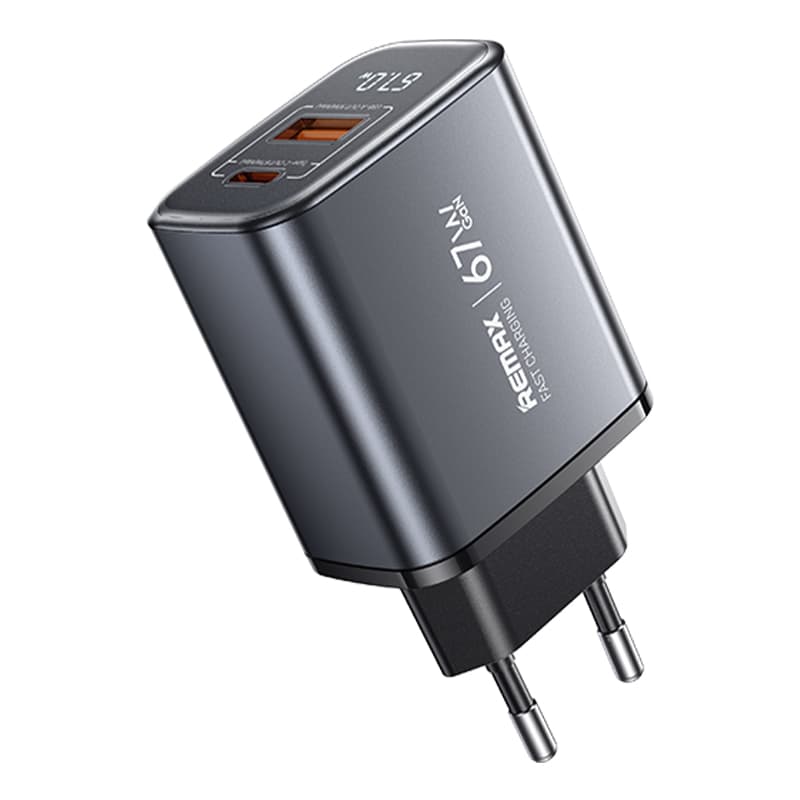 Incarcator Remax U2 67W Type-C Plus USB-A - Negru