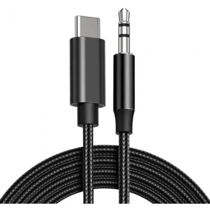 Cablu Type-C to 3.5 Aux Audio - Negru