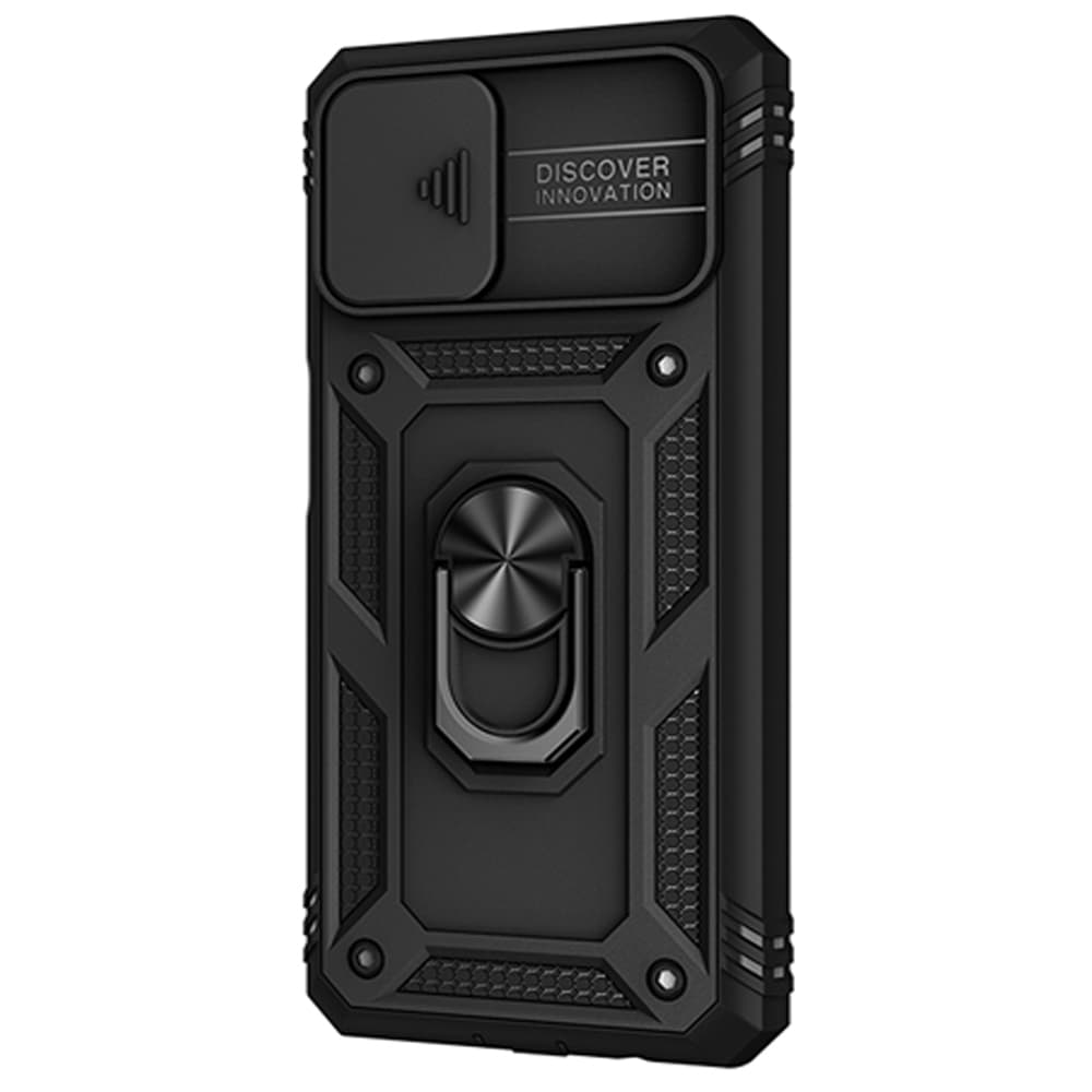 Husa spate pentru Samsung Galaxy A52 - Lens Slide - Negru