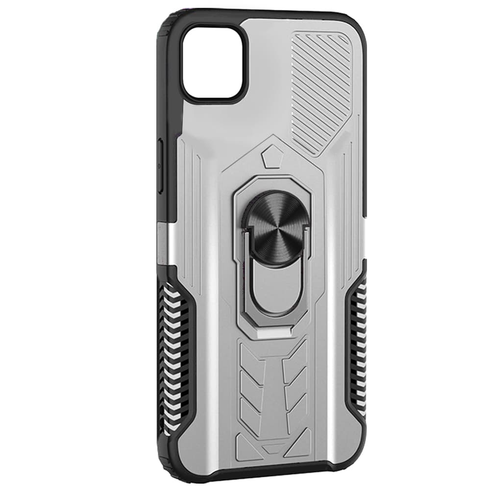 Husa spate pentru Samsung Galaxy A12 - RingGuard - Alb