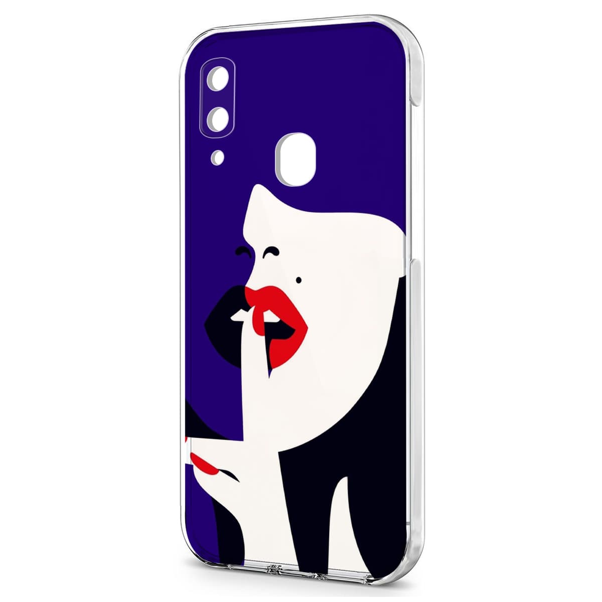 Husa spate pentru Samsung J6+ 2018 - Marble Case Albastru
