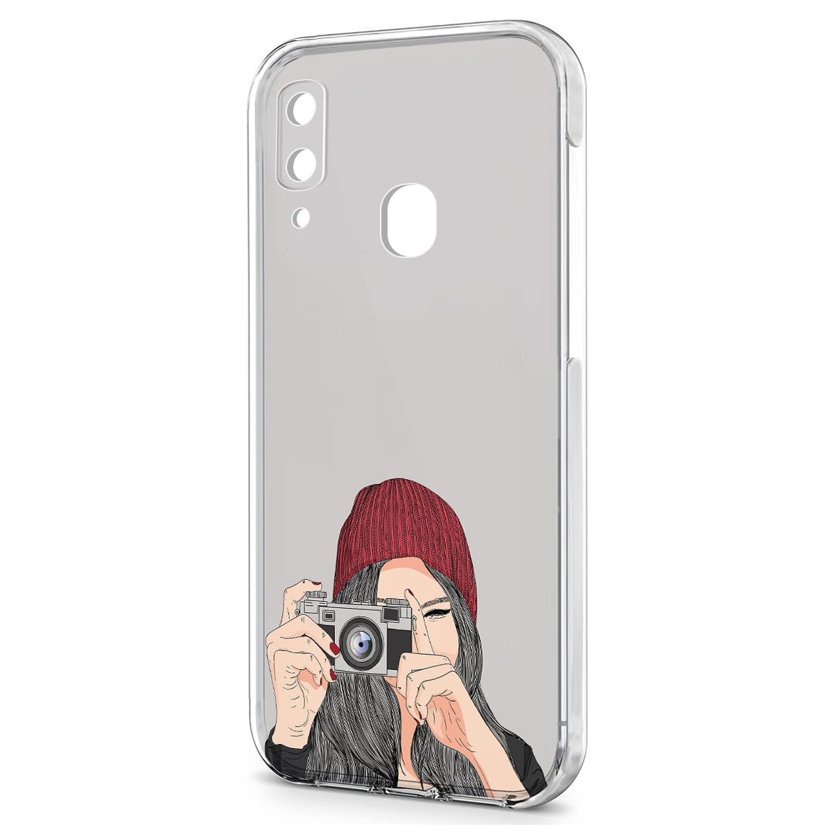 Husa spate pentru Samsung J4+ 2018 - Marble Case Albastru
