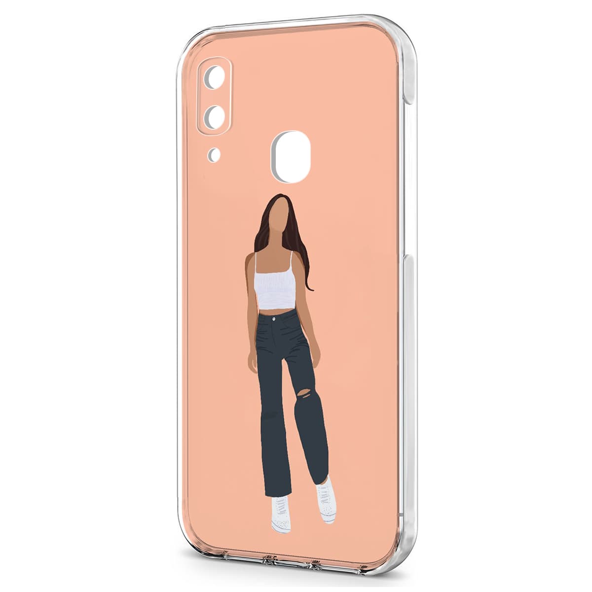 Husa spate pentru Samsung A7 2018 - Marble Case Negru