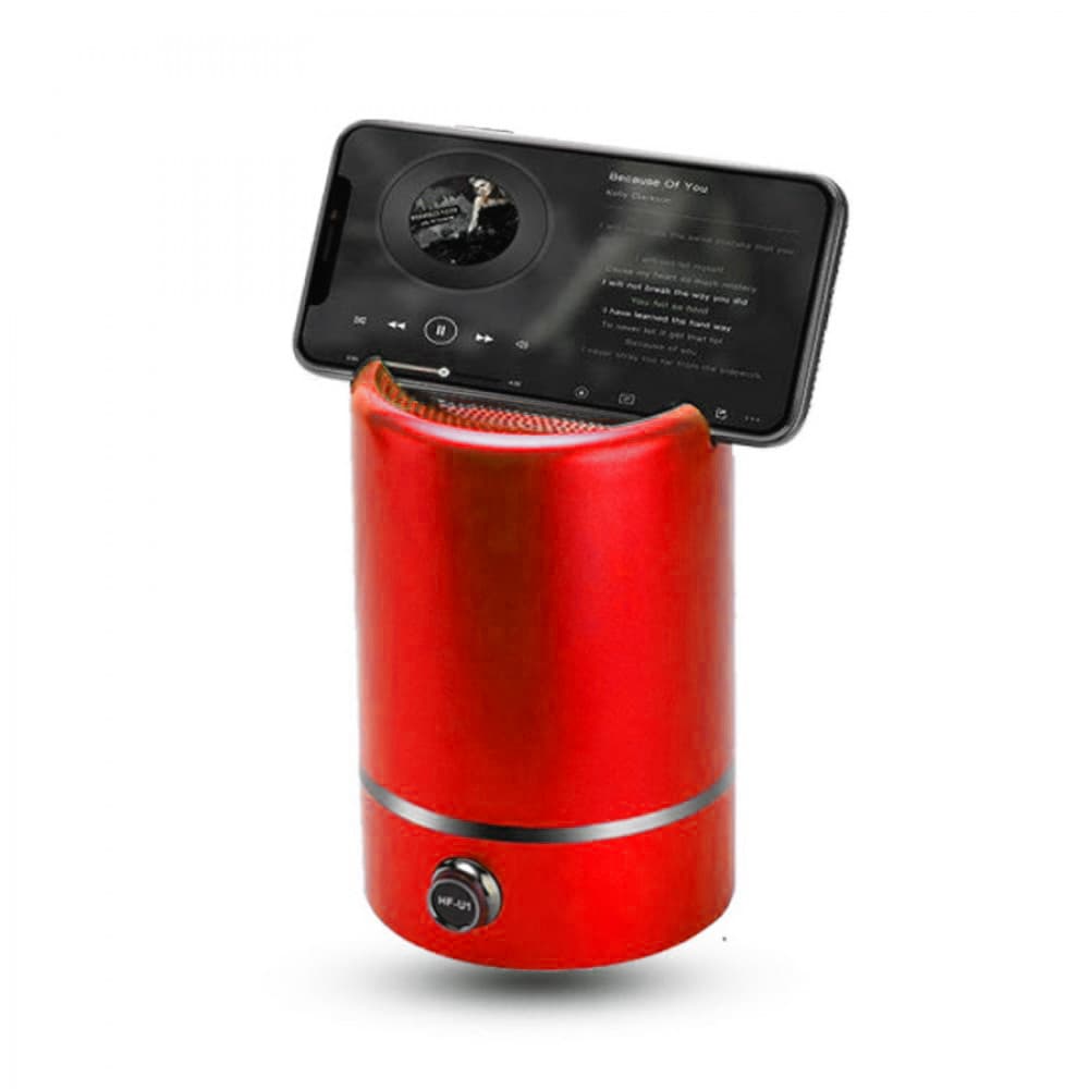 Boxa portabila Kisonli Q10 cu conectare prin Bluetooth - Rosu