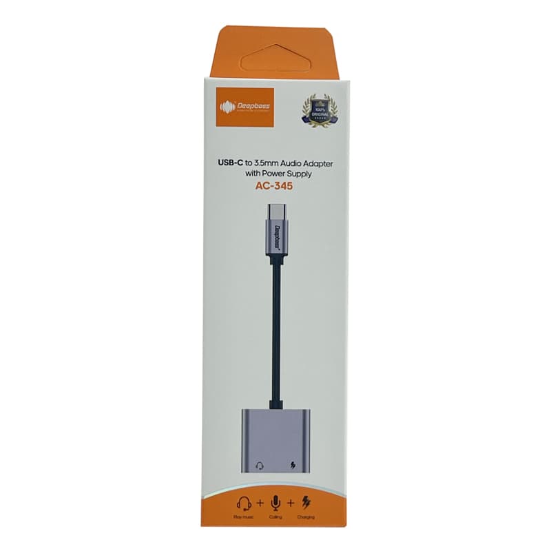 Adaptor Audio Deepbass AC-345 - jack 3.5mm