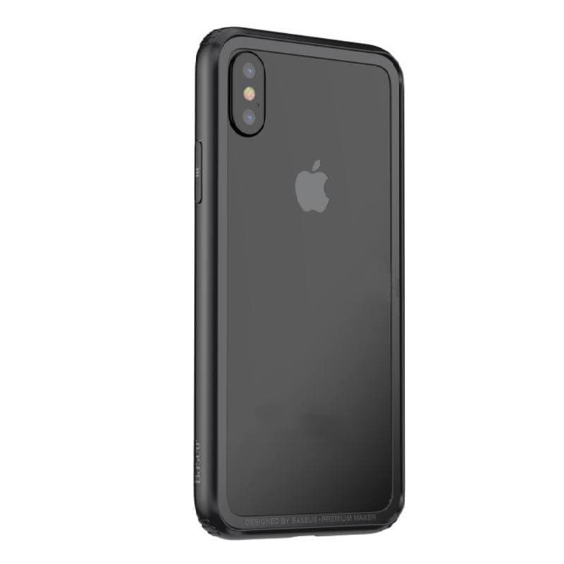 Husa pentru iPhone X - Baseus Bumper Negru