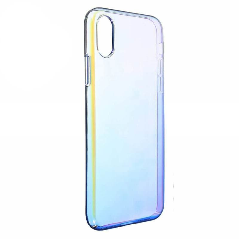 Husa spate pentru Samsung Galaxy A6+ 2018 - Baseus Rainbow Albastru