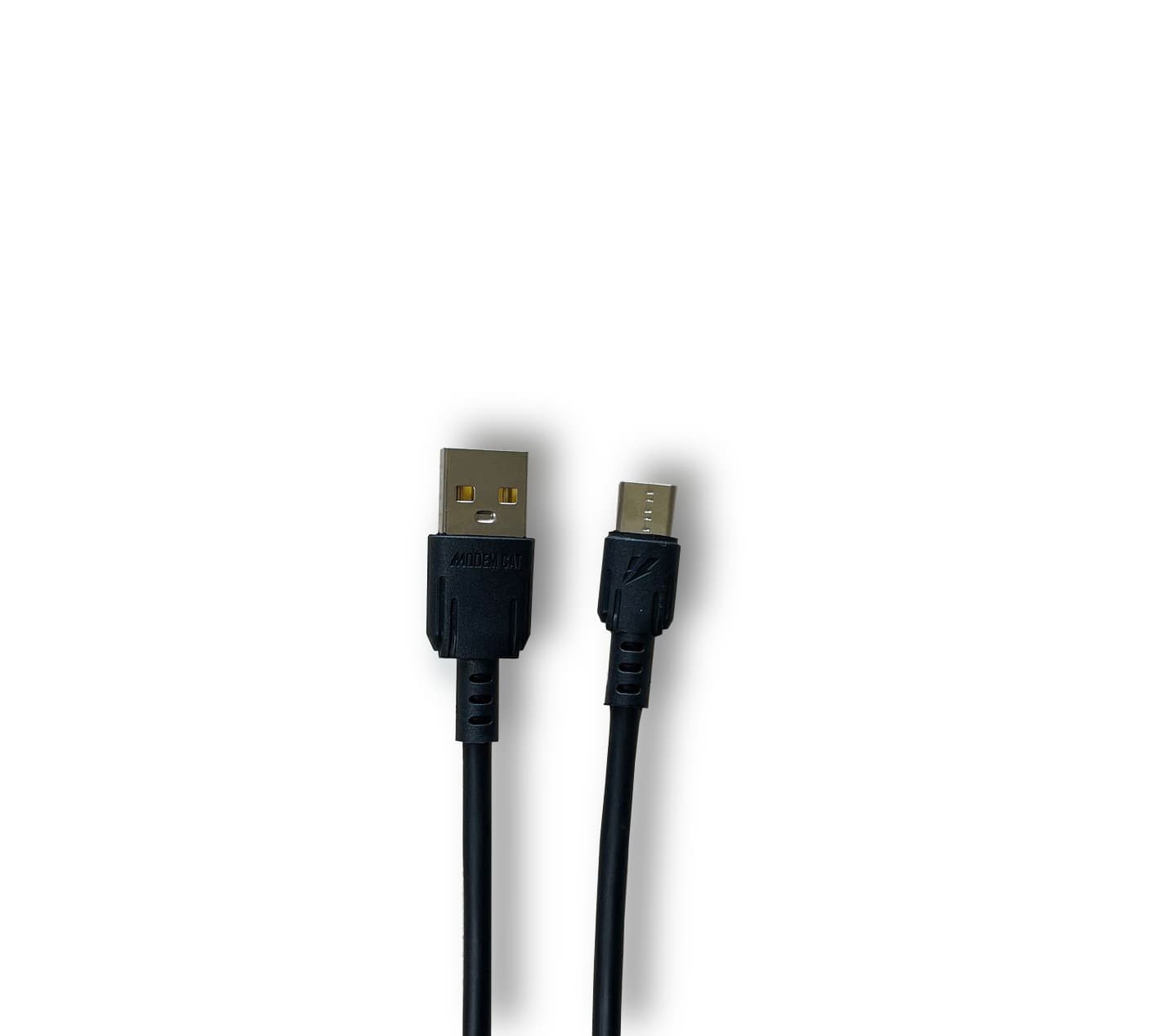 Cablu de date / incarcare Modem Cat Type C Fast Charging 1m -  Negru