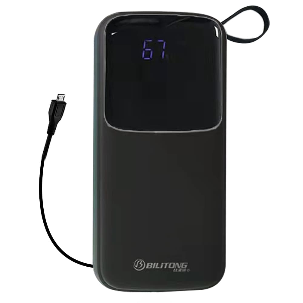 Baterie externa cu cablu Lightning, Type-C, Micro USB - Bilitong R7 22000mAh