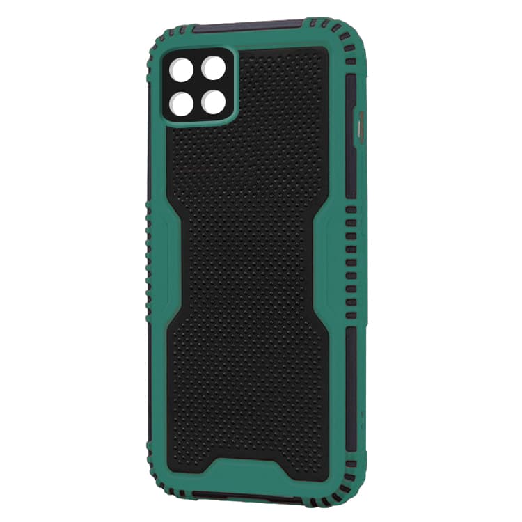 Husa spate pentru Samsung Galaxy A22 5G - Zip Case Verde