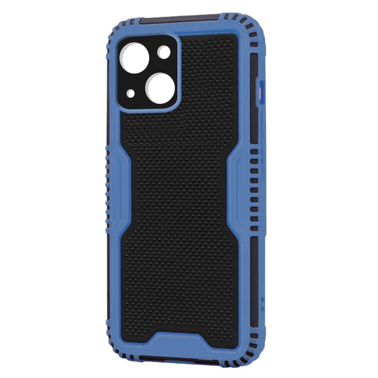 Husa spate pentru iPhone 13 - Zip Case Albastru