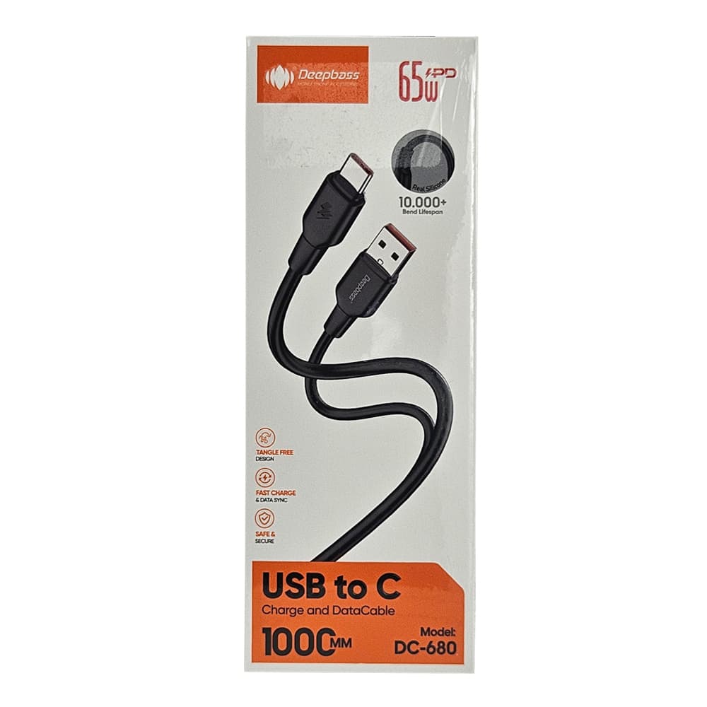 Cablu de date / incarcare rapida Deepbass DC-680 Type-C
