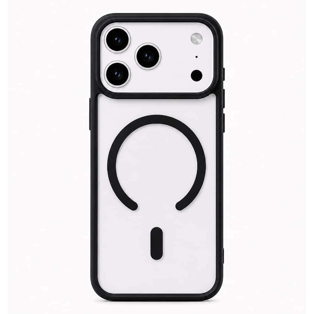 Husa spate pentru iPhone 17 Pro Berlia Magsafe Color - Negru