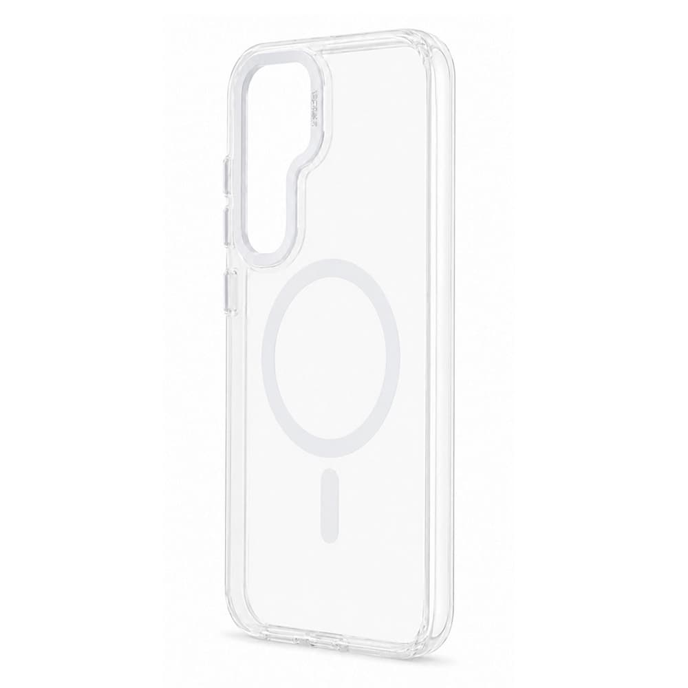 Husa spate pentru Samsung Galaxy S25 Berlia Magsafe Series - Alb