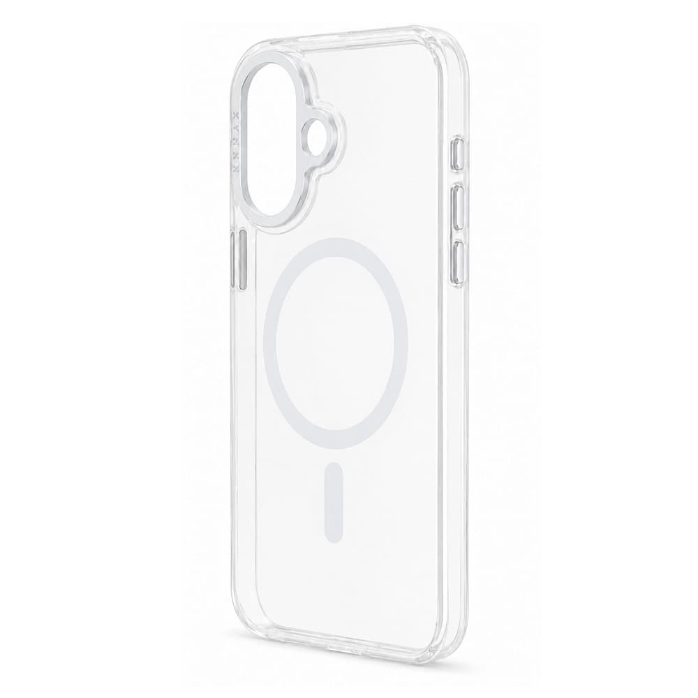 Husa spate pentru iPhone 16 Berlia Magsafe Series - Alb