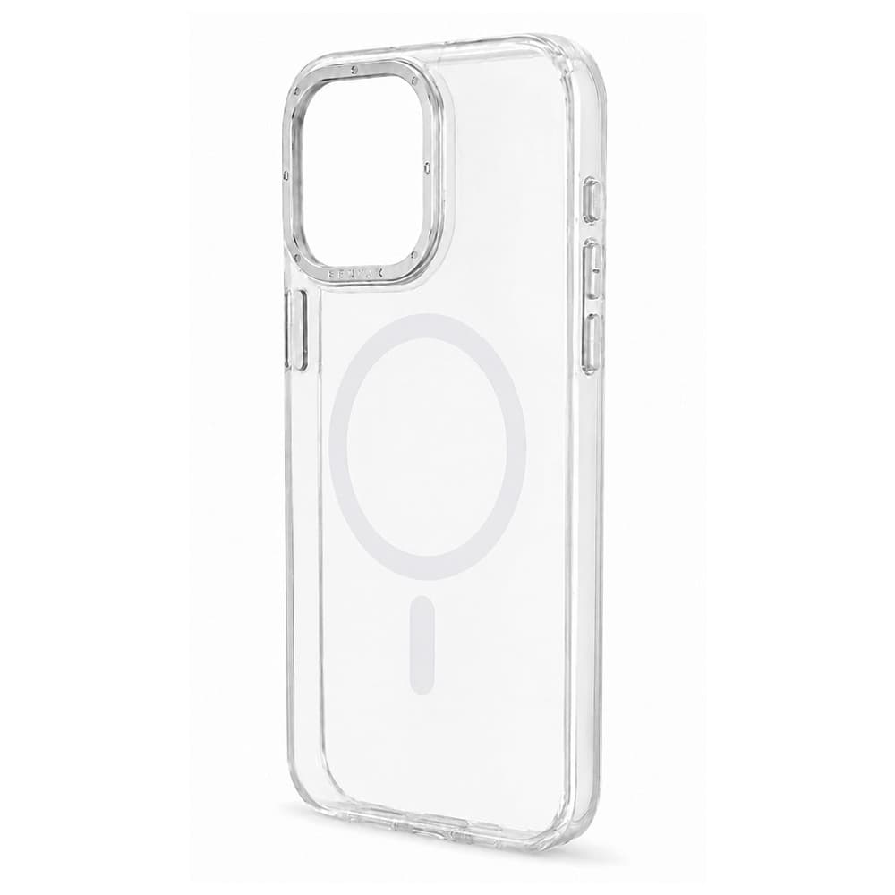 Husa spate pentru iPhone 16 Pro Berlia Magsafe Series - Alb