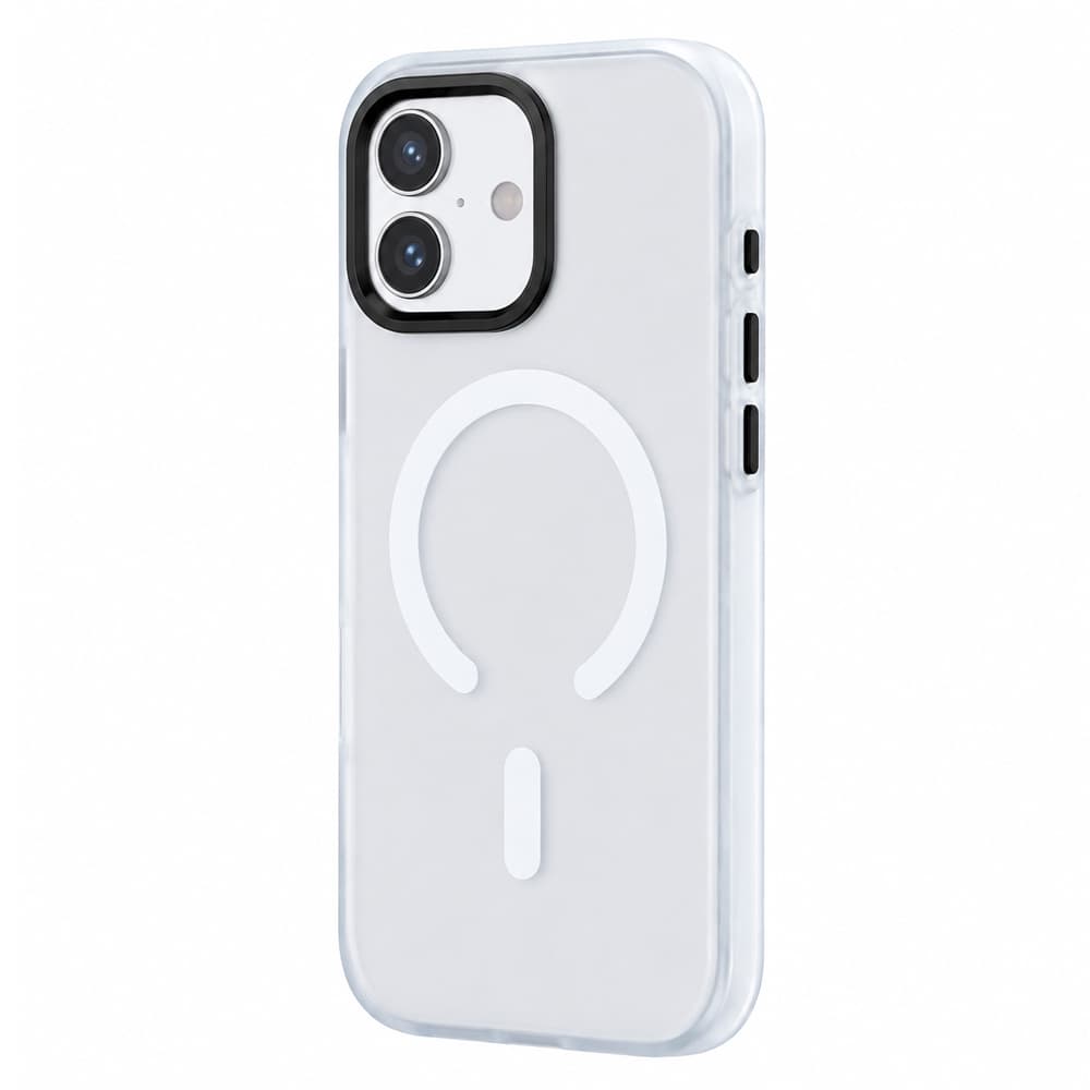 Husa spate pentru iPhone 17 Berlia Smooth Magsafe - Alb