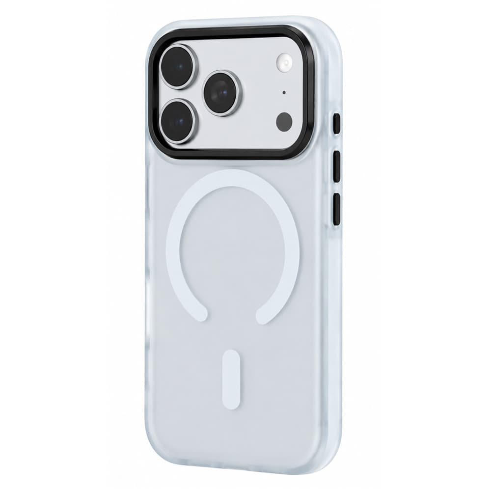 Husa spate pentru iPhone 17 Pro Berlia Smooth Magsafe - Alb