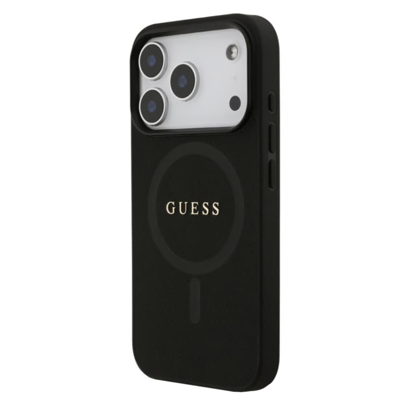 Husa spate pentru iPhone 17 Pro Guess Magsafe - Negru