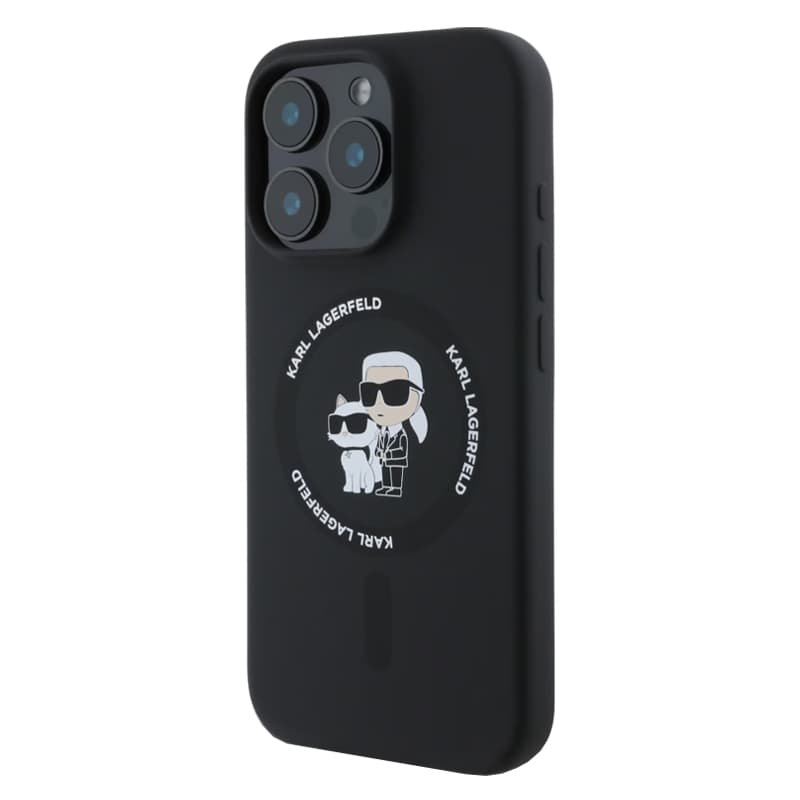 Husa spate pentru iPhone 16 Pro Max Karl Lagerfeld Magsafe - Negru