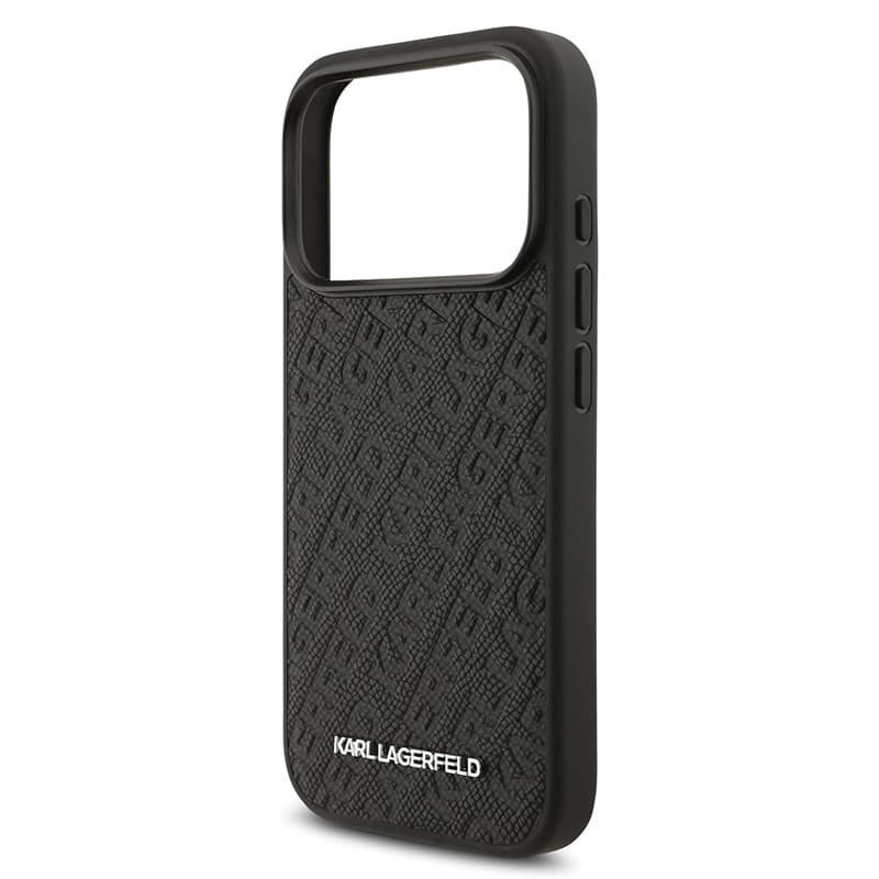 Husa spate pentru iPhone 17 Pro Karl Lagerfeld Magsafe - Negru