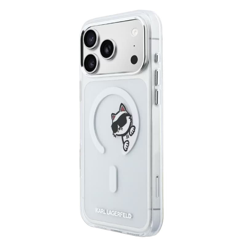 Husa spate pentru iPhone 17 Pro Max Karl Lagerfeld Magsafe - Transparent