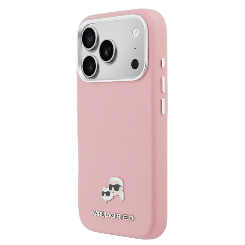 Husa spate pentru iPhone 17 Pro Karl Lagerfeld Pins Magsafe - Pink