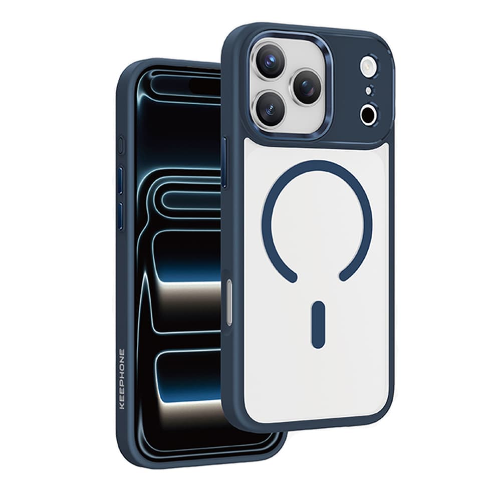 Husa spate pentru iPhone 17 Pro Keephone Magpro - Albastru