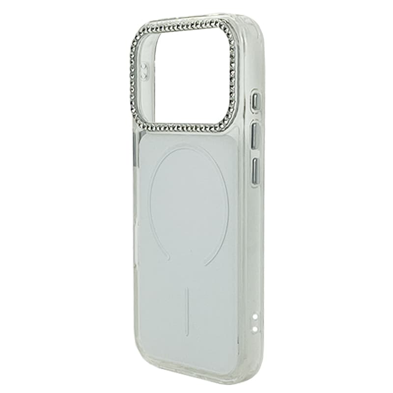 Husa spate pentru iPhone 17 Pro Max Syro Magsafe - Alb/Semitransparent