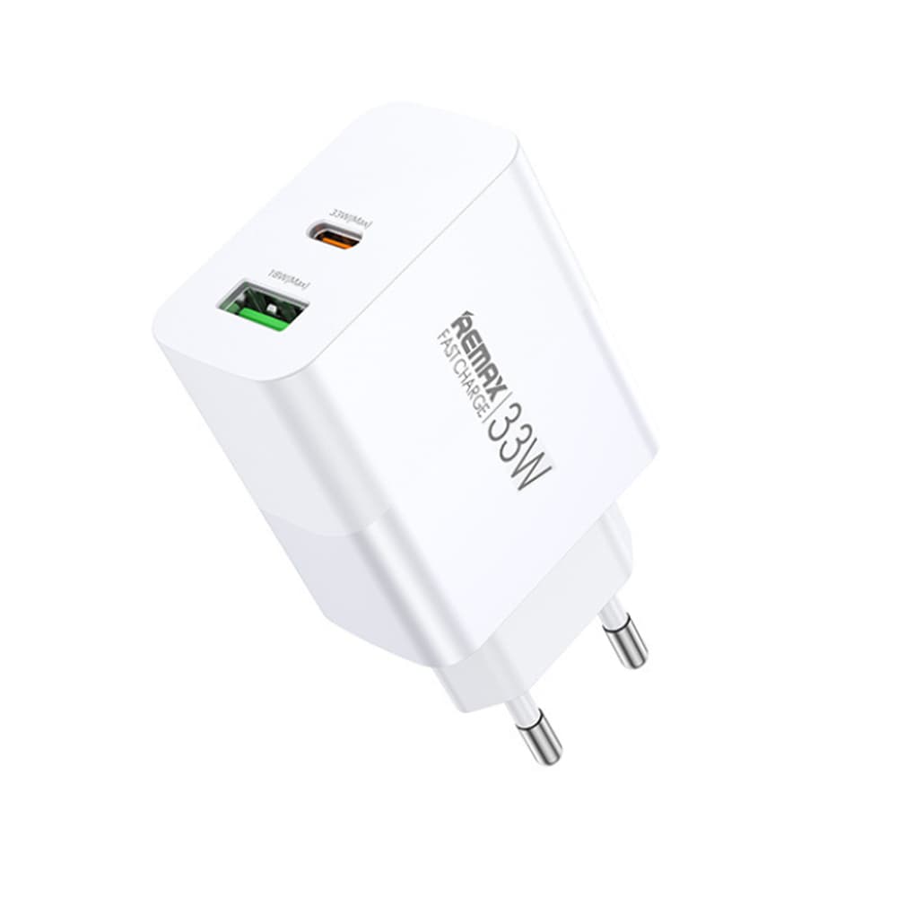 Incarcator Remax U122 33W Type-C Plus USB-A - Alb