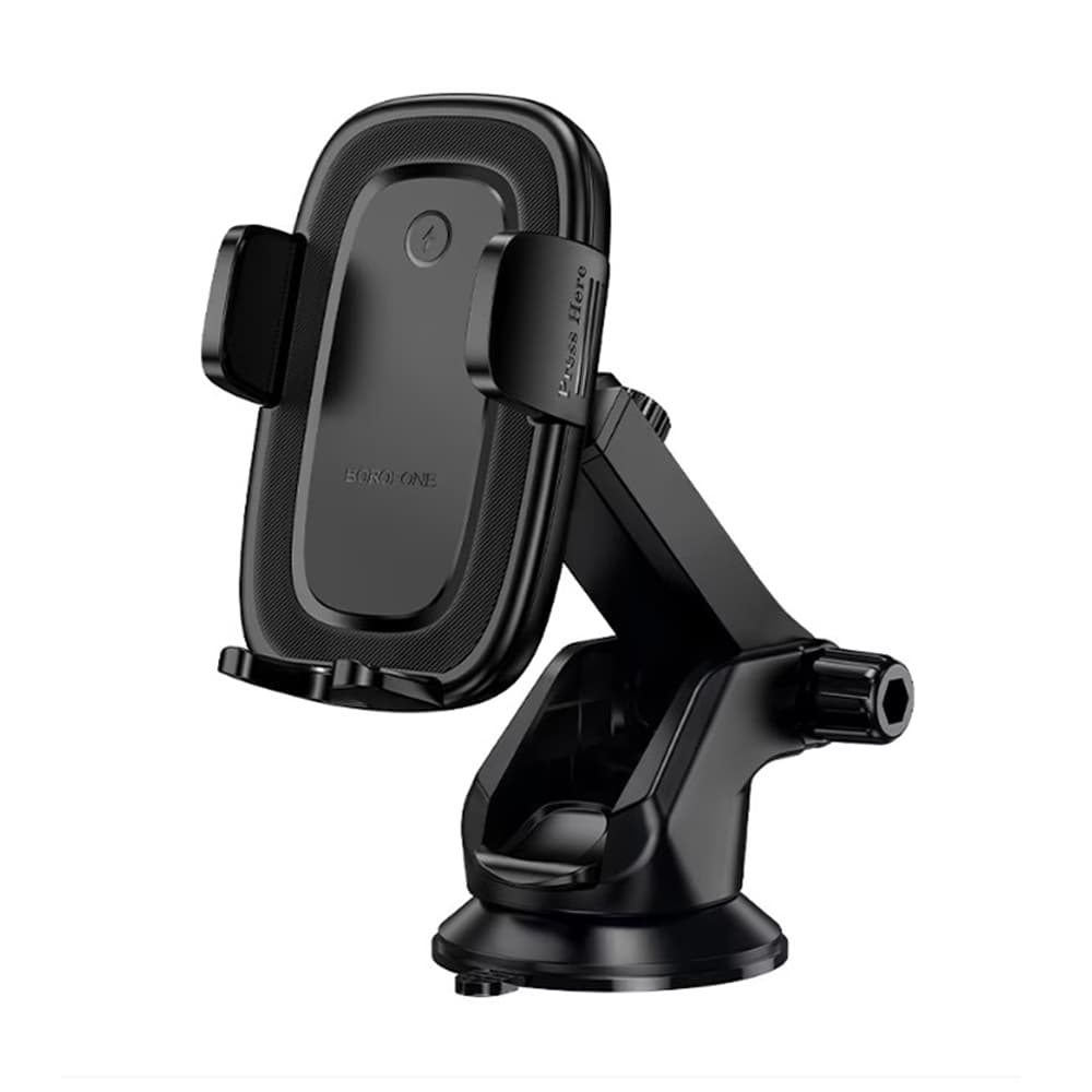 Suport auto magnetic, grila ventilatie, pentru telefon cu incarcare Wireless - Borofone BH223
