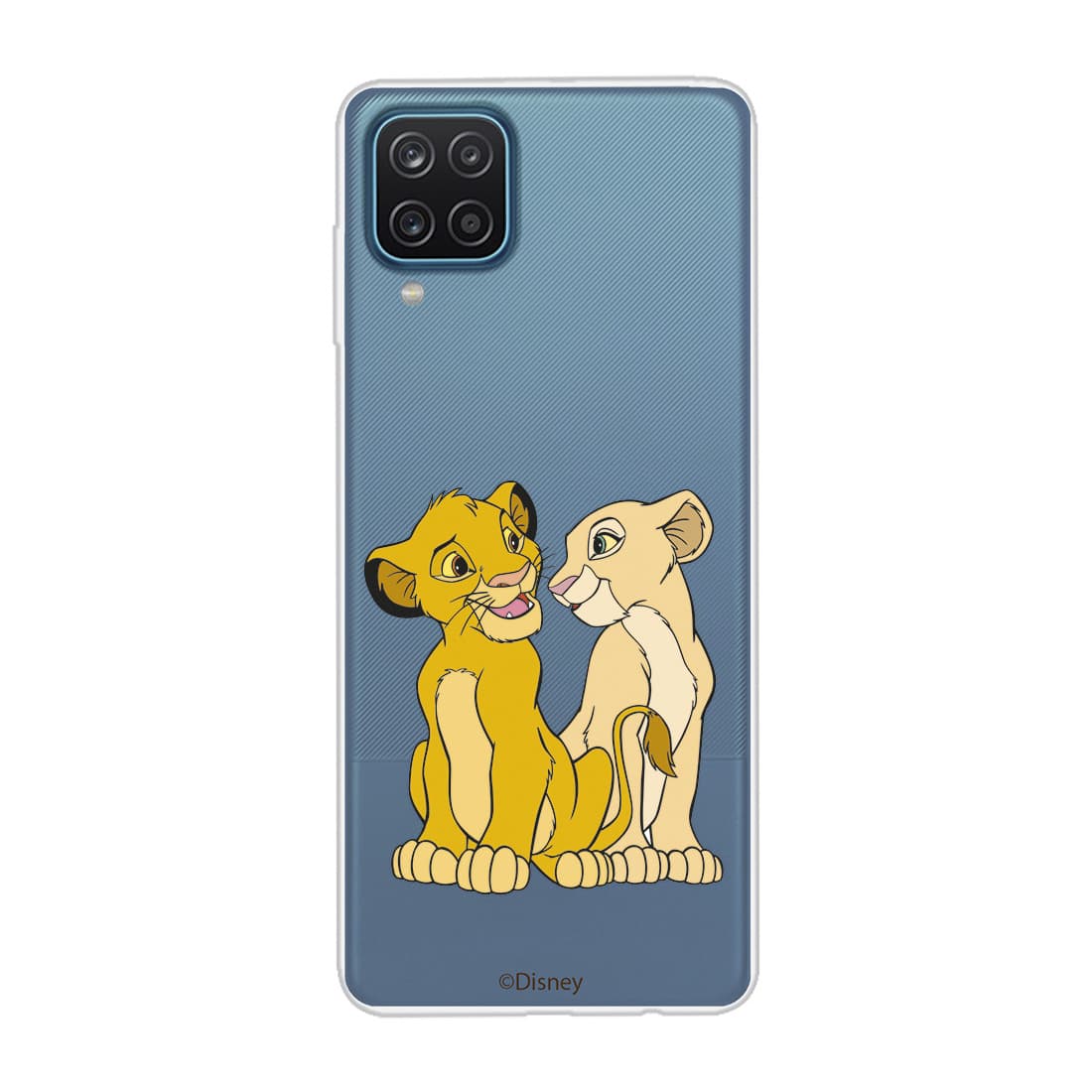 Husa spate pentru Samsung Galaxy A12 Disney Case - Lion King Simba & Nala