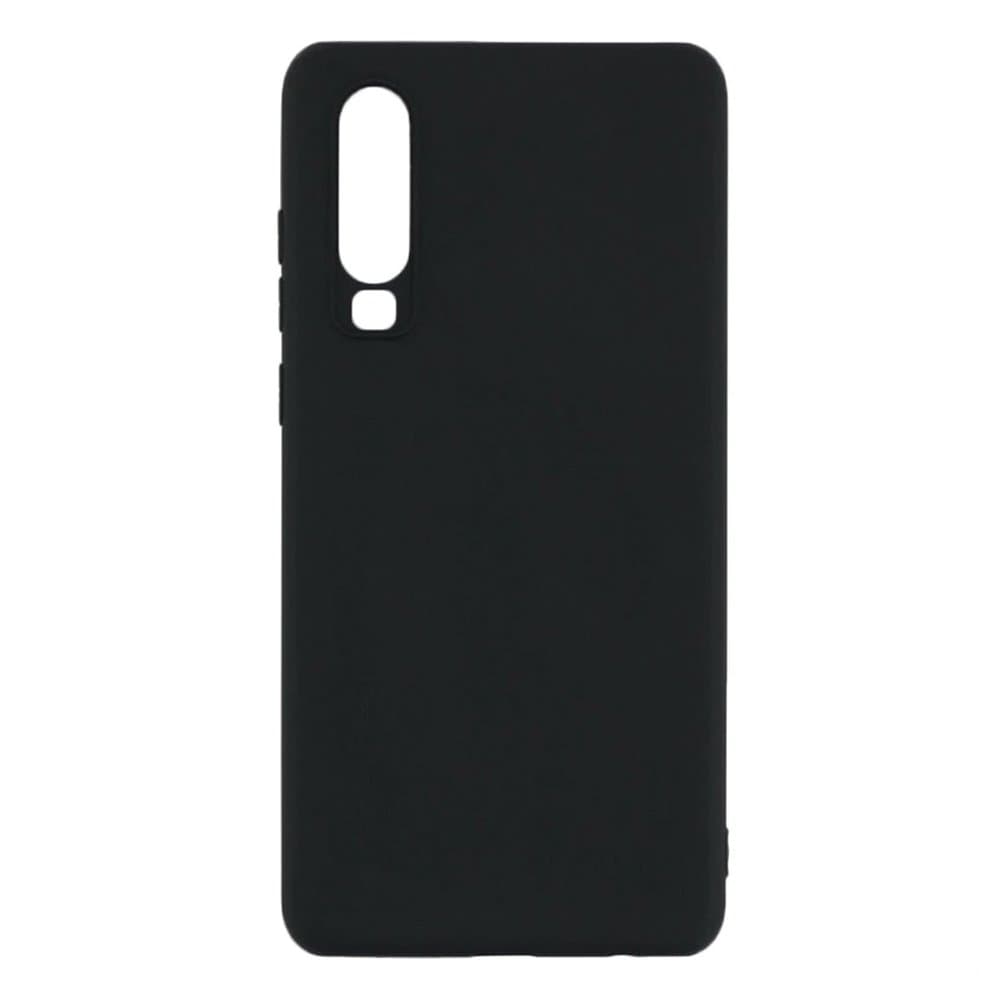 Husa spate Silicone Case pentru Huawei P30 - Negru