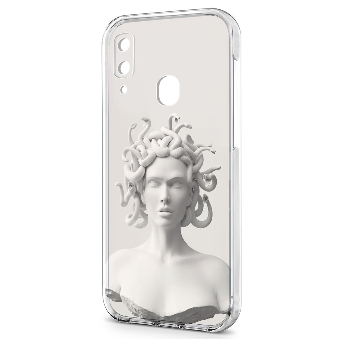 Husa spate pentru Huawei P Smart 2019 - Marble Case Gri