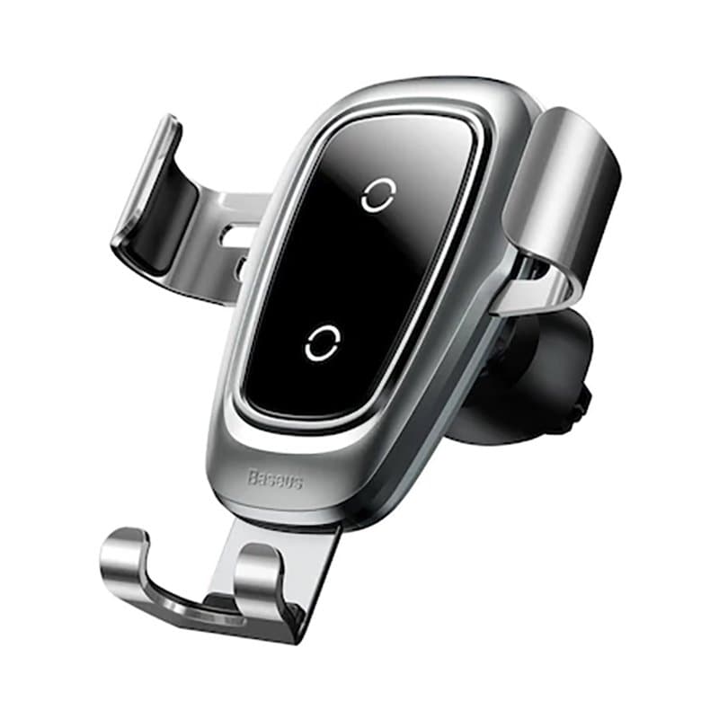 Suport universal auto grila ventilatie pentru telefon - Baseus Gravity Metal Wireless