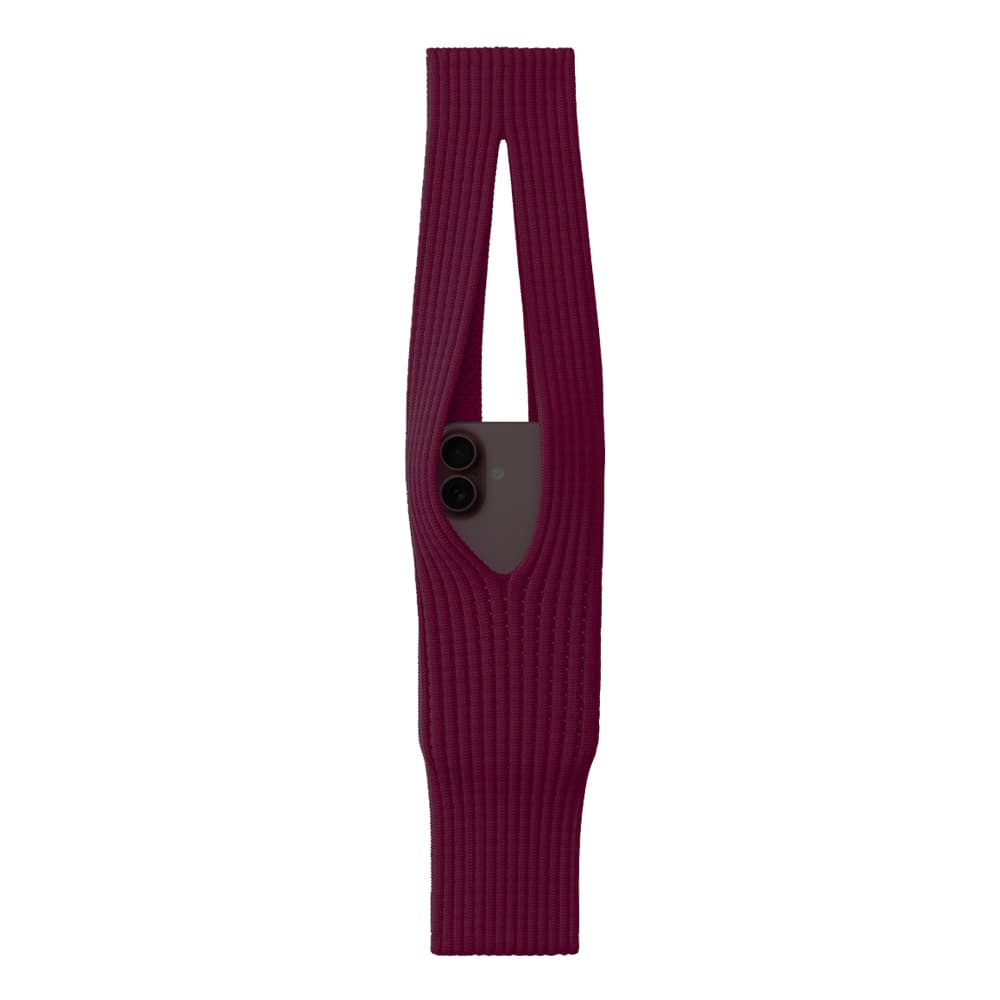 Husa tip buzunar pentru telefon 40cm - Burgundy