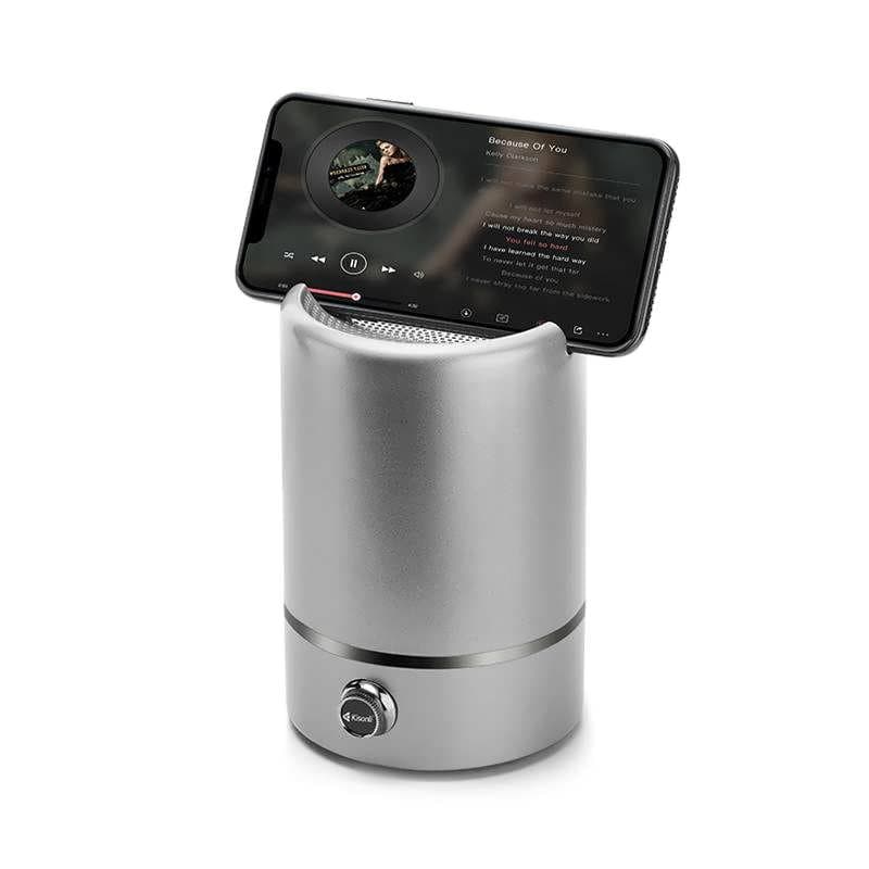 Boxa portabila Kisonli Q10 cu conectare prin Bluetooth - Argintiu