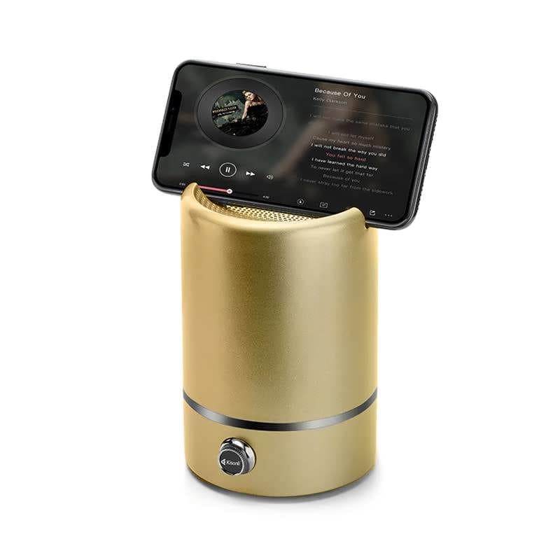 Boxa portabila Kisonli Q10 cu conectare prin Bluetooth - Gold