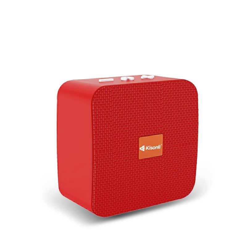 Boxa portabila Kisonli S1 cu conectare prin Bluetooth - Rosu