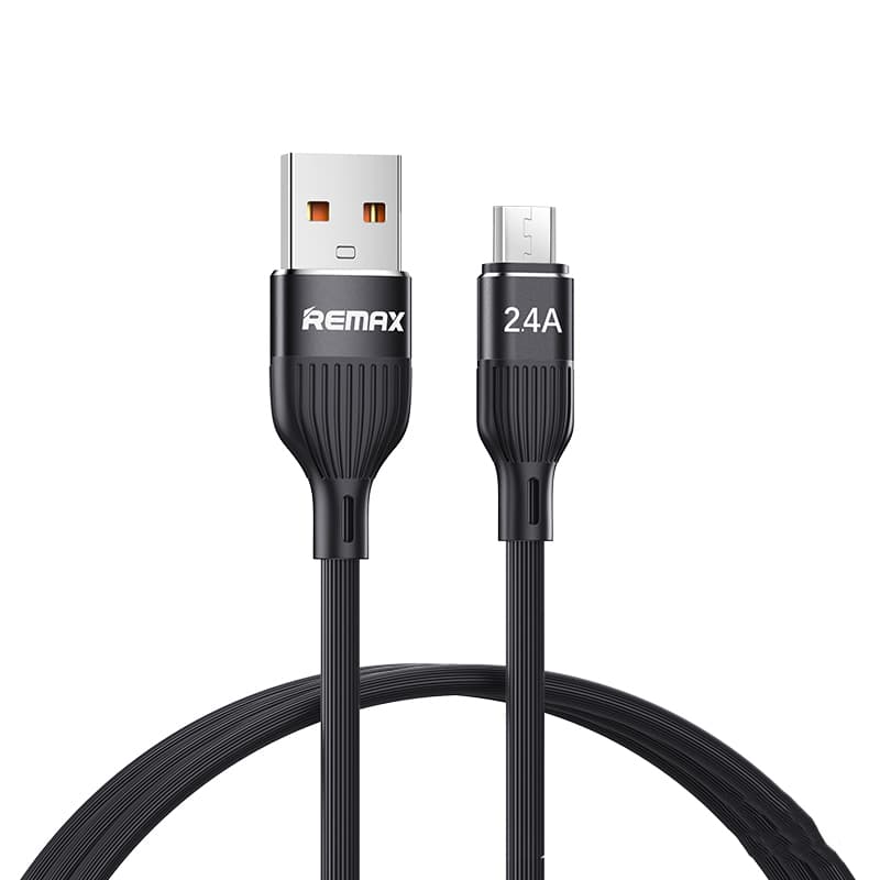 Cablu Remax RC-C135 USB to iPhone 2.4A Fast Charging 1 metru - Negru