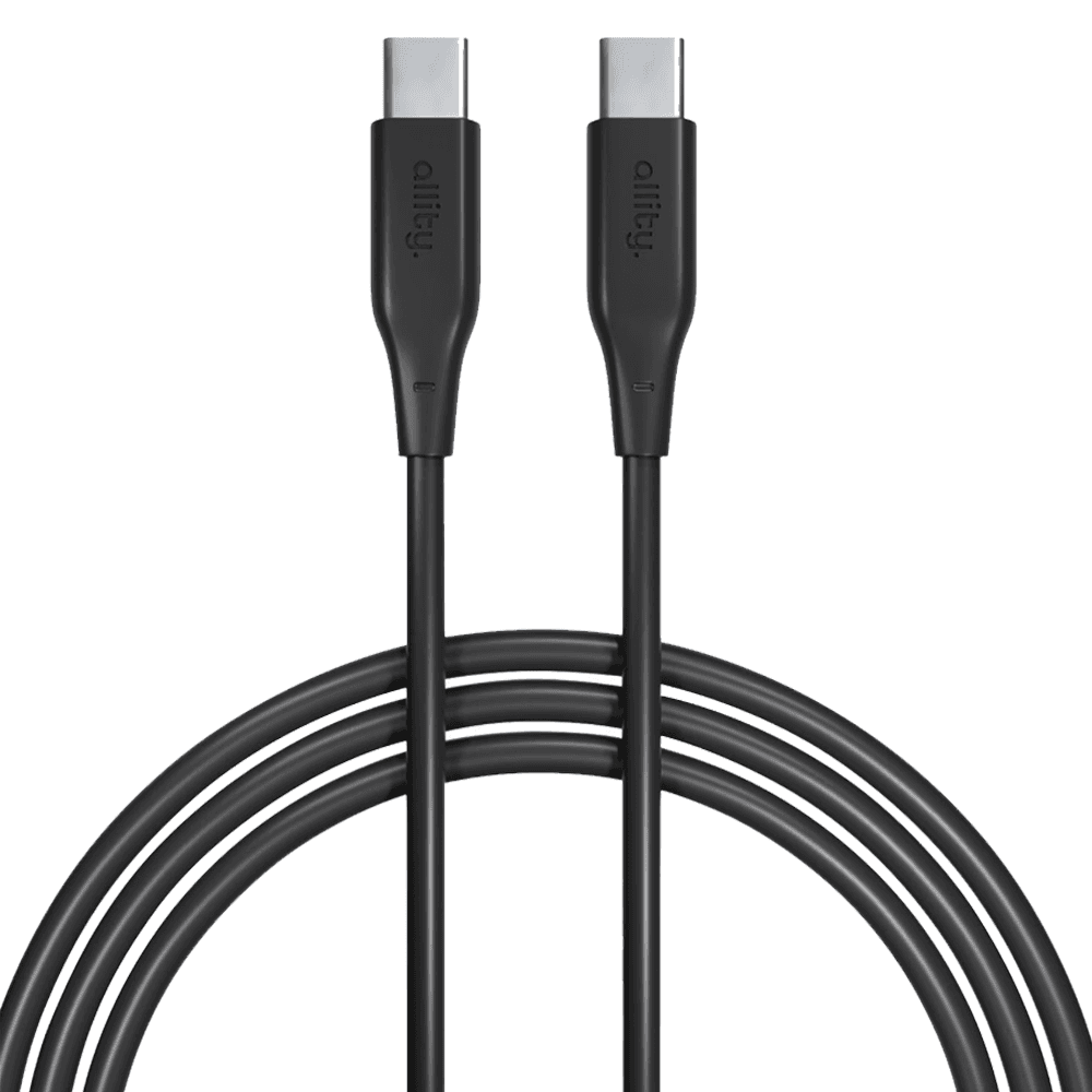 Cablu de date / incarcare rapida Allity 1m negru Type C - Type C