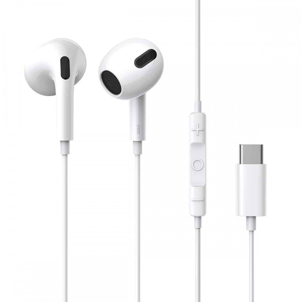Casti In ear Baseus Encok C17 Type C - Alb